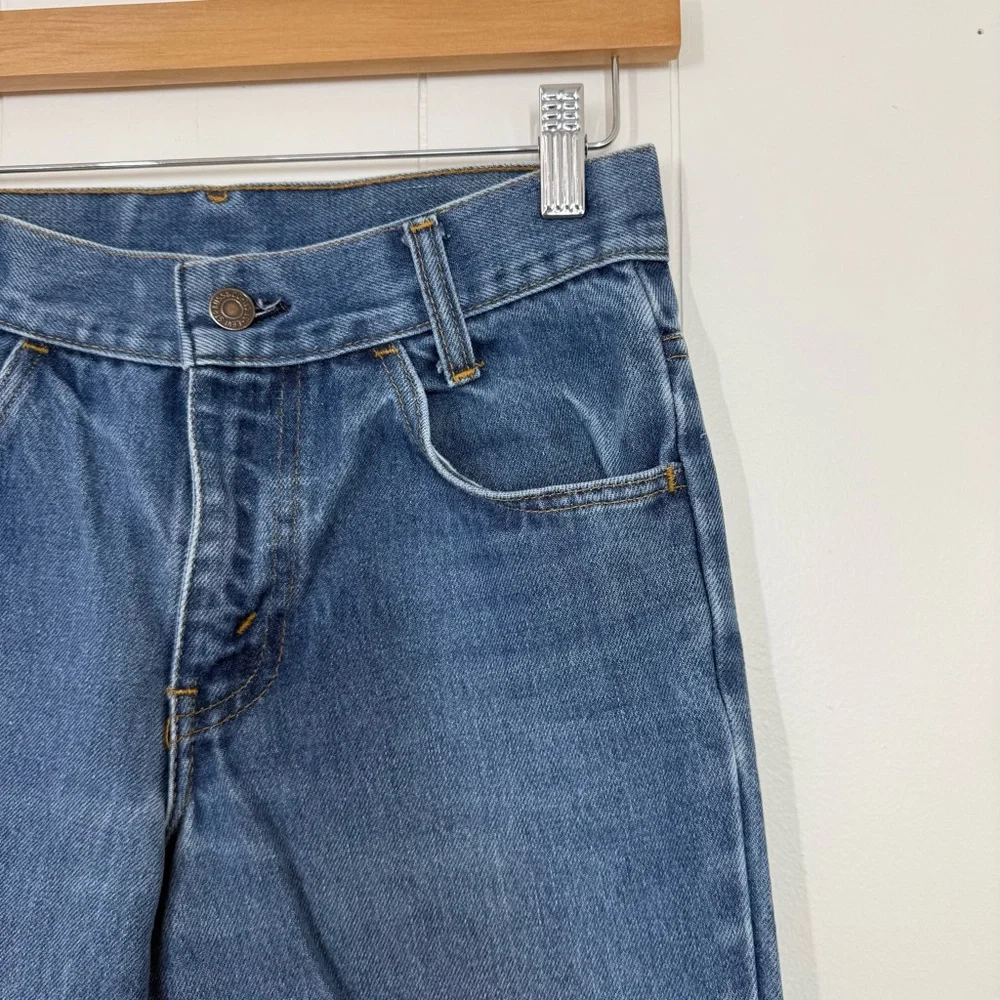 Levi’s Vintage Orange Tab Paper Tag Student Big Bell Flare Jeans - Picture 3 of 15